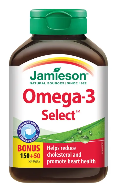 3021_JAMIESON OMEGA-3 SELECT 1000MG 200 KAPSLI